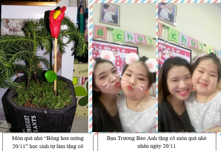 Những món quà nhỏ của trò được cô Uyên lưu giữ trân trọng Những món quà nhỏ của trò được cô Uyên lưu giữ trân trọng