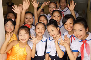 Học sinh Trường tiểu học Bát Tràng luôn hào hứng với giờ dạy của cô Nguyễn Thị Thu Thủy