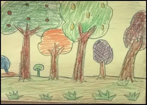 Một bức vẽ của học sinh Trường tiểu học Viên Sơn Một bức vẽ của học sinh Trường tiểu học Viên Sơn