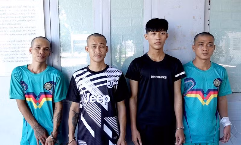 Nhóm anh, em Lương Văn Ngọc. (Ảnh: CACC)