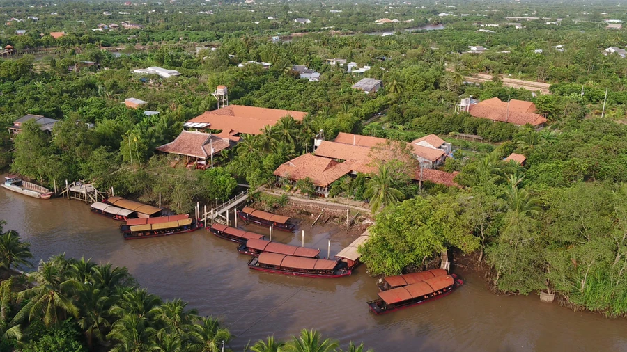 Cụm homestay trên 4 xã cù lao huyện Long Hồ, tỉnh Vĩnh Long.