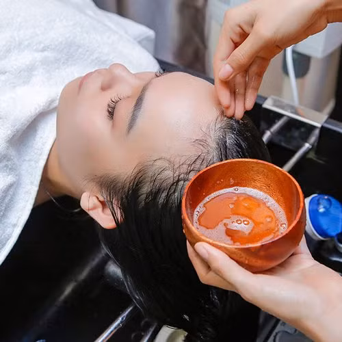 mua khe ve ep lay nuoc goi dau, sau 1 tuan bao nhieu gau cung bien mat, toc het rung - 6