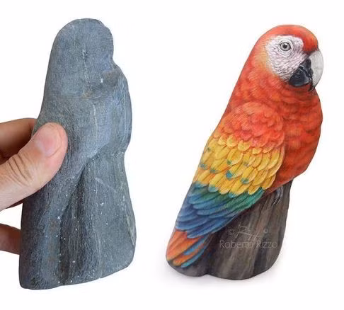 Độc lạ những tác phẩm nghệ thuật sống động từ đá ảnh 7