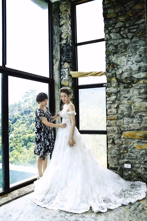 Siêu mẫu Phan Hà Phương tung ảnh cưới tuyệt đẹp - 5