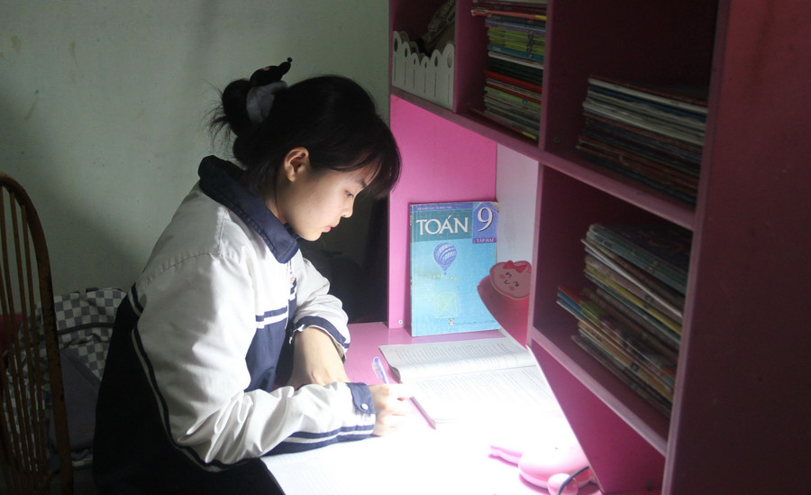 Học sinh Trường THCS Thuần Mỹ (huyện Ba Vì, Hà Nội) ôn thi vào lớp 10. Ảnh: TG Học sinh Trường THCS Thuần Mỹ (huyện Ba Vì, Hà Nội) ôn thi vào lớp 10. Ảnh: TG