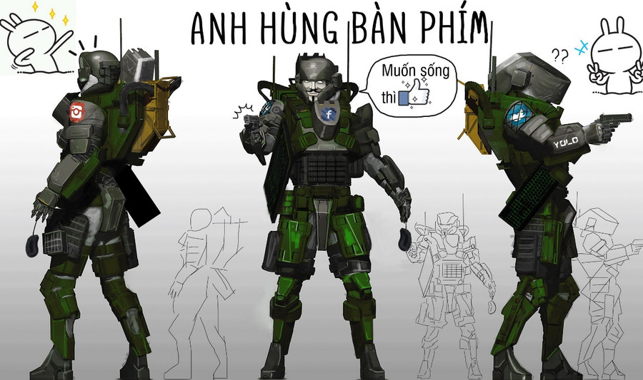 Ngoài những tác phẩm lấy cảm hứng từ nhân vật anh hùng dân tộc, Anh hùng bàn phím của tác giả Vũ Lê Phúc mang đến góc nhìn mới. Lê Phúc miêu tả, có thể là những người bình thường nhất, đa phần tập trung vào những thanh niên ở khắp nơi trên mạng xã hội. Anh hùng bàn phím rất đông và nguy hiểm. Ngoài những tác phẩm lấy cảm hứng từ nhân vật anh hùng dân tộc, Anh hùng bàn phím của tác giả Vũ Lê Phúc mang đến góc nhìn mới. Lê Phúc miêu tả, có thể là những người bình thường nhất, đa phần tập trung vào những thanh niên ở khắp nơi trên mạng xã hội. Anh hùng bàn phím rất đông và nguy hiểm.