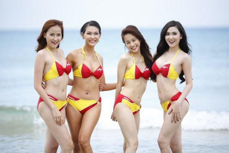 Mặc bikini thị phạm thí sinh The Face, Phạm Hương lộ khuyết điểm trông thấy - Ảnh 10 Mac bikini thi pham thi sinh The Face, Pham Huong lo khuyet diem trong thay - Anh 10
