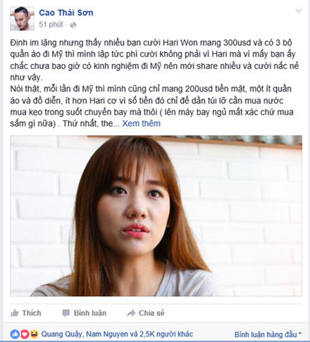 Tin nóng showbiz: Yến Vy sau 10 năm hoàn lương, Hari Won đáng thương hơn đáng cười - Ảnh 6 Tin nong showbiz: Yen Vy sau 10 nam hoan luong, Hari Won dang thuong hon dang cuoi - Anh 6