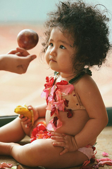 Những biểu cảm của Cacao đều hết sức tự nhiên khiến bộ ảnh thu hút người xem