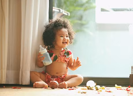 Nụ cười ngây thơ của cô bé Cacao