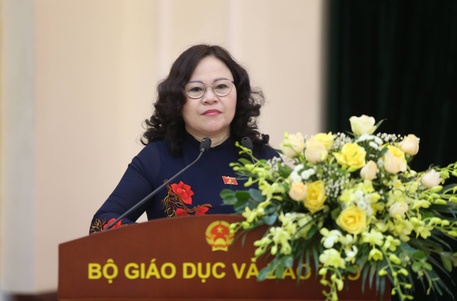 Thứ trưởng Bộ GD&amp;ĐT Ngô Thị Minh.