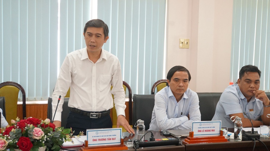 TS Trương Tấn Đạt - Chủ tịch Hội đồng trường trường ĐH Đồng Tháp. Ảnh: Mạnh Tùng TS Trương Tấn Đạt - Chủ tịch Hội đồng trường trường ĐH Đồng Tháp. Ảnh: Mạnh Tùng