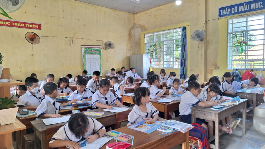 Việc nuôi giữ, chăm sóc HS tiểu học ngoài giờ học chính khóa phải thực hiện nghiêm túc theo đúng quy định. Việc nuôi giữ, chăm sóc HS tiểu học ngoài giờ học chính khóa phải thực hiện nghiêm túc theo đúng quy định.