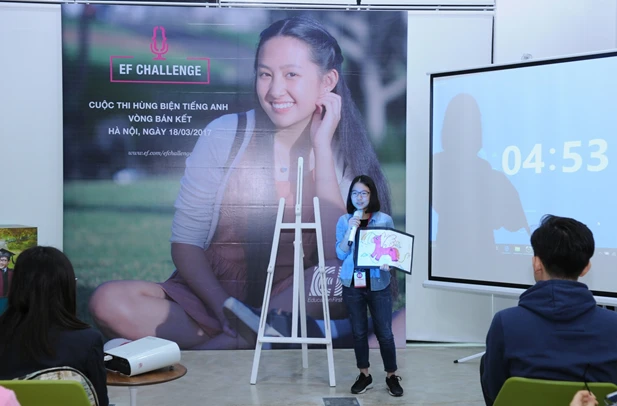 8 học sinh thi hùng biện tiếng Anh toàn cầu EF Challenge 2017