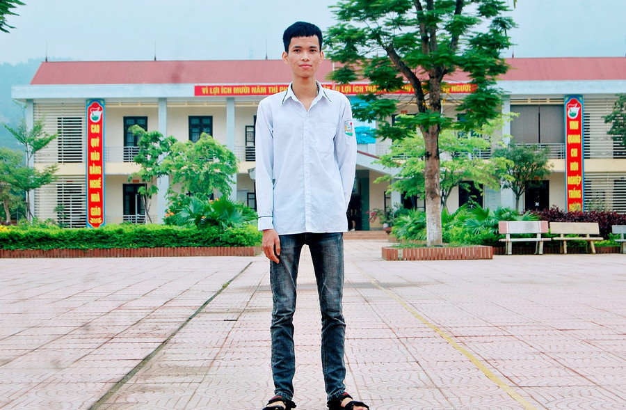 Thí sinh Đỗ Đình Lộc - học sinh lớp 12A1 Trường THPT Thanh Sơn, Phú Thọ