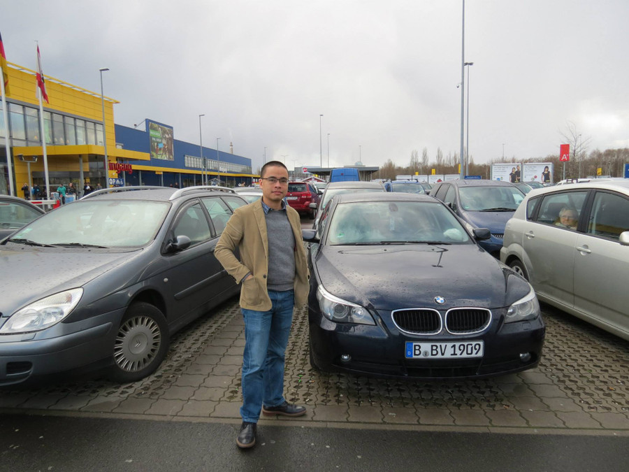 Cách xử lý va chạm giao thông của người Đức ảnh 2 Nạn nhân là chiếc xe BMW