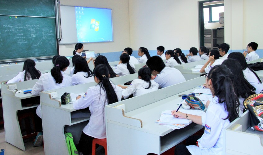 GV giữ vai trò kiến tạo, tổ chức trong lớp học. Ảnh: Thiên Thanh