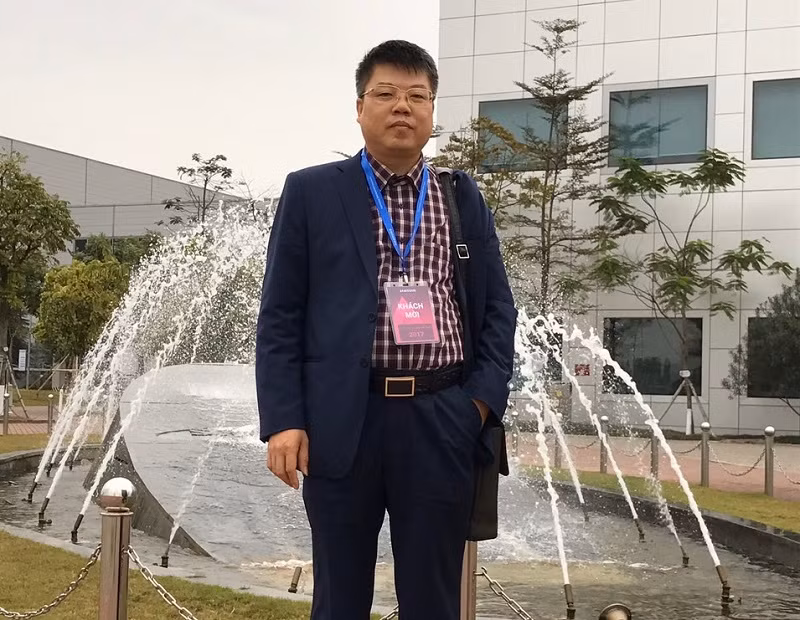 NGƯT.TS Nguyễn Quốc Huy - Bí thư Đảng ủy, Hiệu trưởng Trường Cao đẳng Cơ điện và Xây dựng Bắc Ninh. Ảnh: NVCC