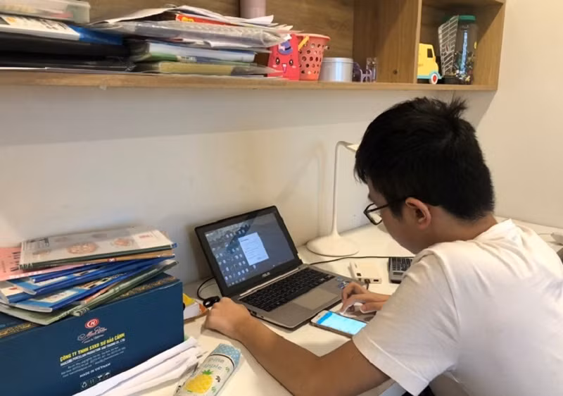 Dạy và học trực tuyến đang là xu thế của thời đại số. Ảnh minh họa