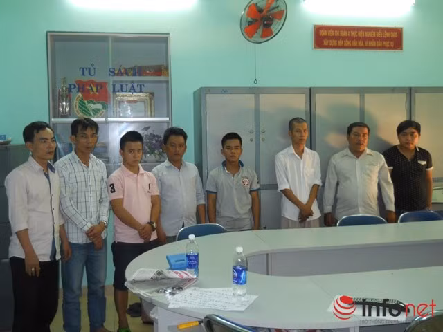 Các đối tượng trong đường dây làm bằng giả Các đối tượng trong đường dây làm bằng giả