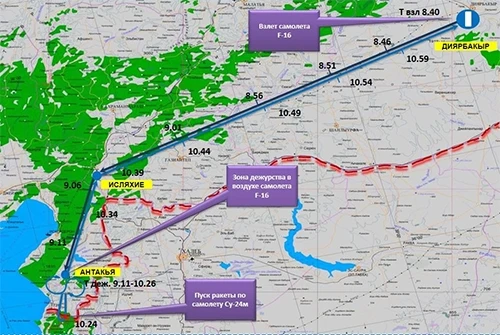 Bộ Quốc phòng Nga công bố thêm thông tin về vụ Su-24 bị bắn hạ