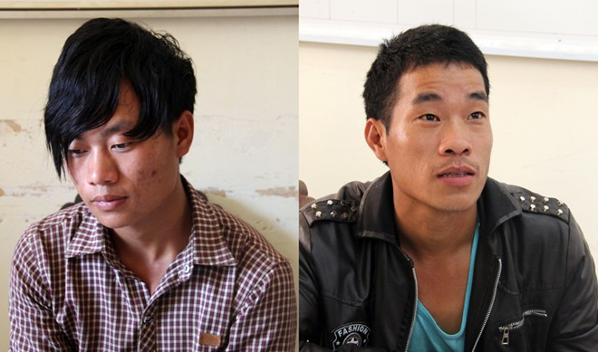 Ly A Sành và Và A Dềnh. Ảnh: Minh Phong. a