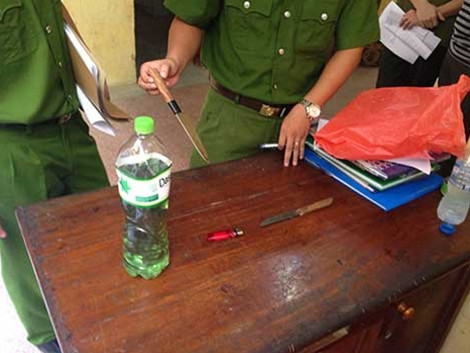 Tang vật vụ án.