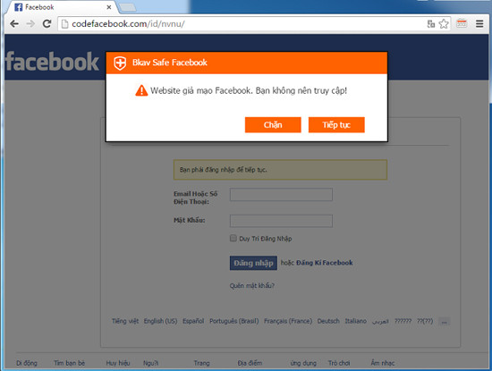 Sản phẩm diệt virus chủ đạo Bkav Pro 2015 của Bkav đã được tích hợp công nghệ bảo vệ truy cập mạng xã hội.