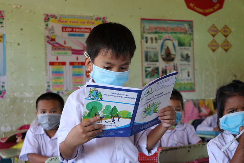 Học sinh Trường Tiểu học Nguyễn Văn Cừ.