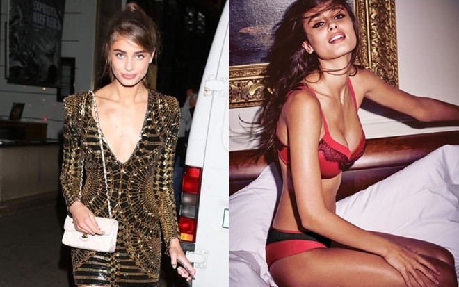 Bóc trần sự thật về kích cỡ vòng một của các thiên thần nội y ảnh 13 Taylor Hill - thiên thần trẻ sinh năm 1996 - có vẻ ngoài người lớn hơn hẳn trong catalogue của Victorias Secret.