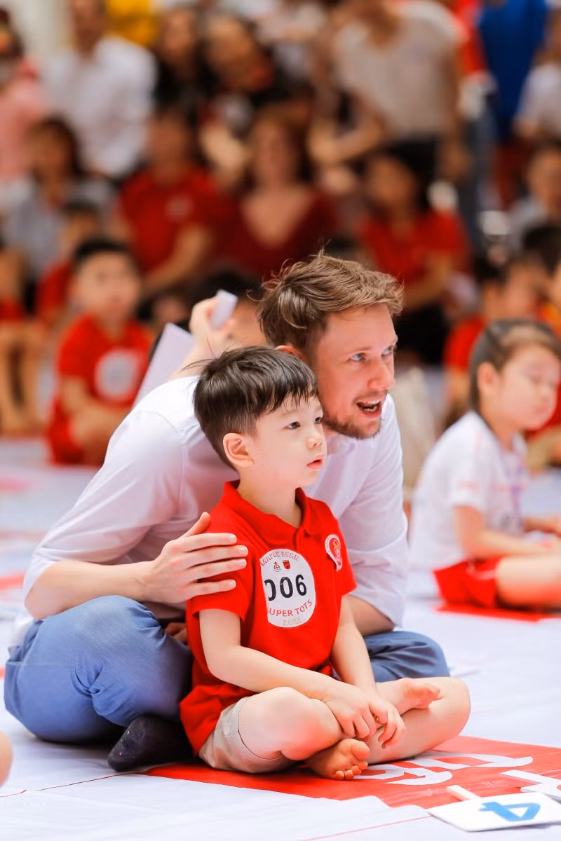 Super Tots 2021 còn mang tới cơ hội trải nghiệm cho các phụ huynh khi được thử sức và cùng con chinh phục các chặng đua