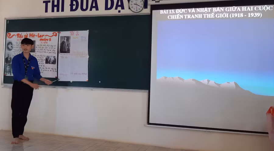 Tiết học của học sinh Trường THPT Đắk Ơ (Bình Phước).