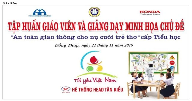 Nâng cao năng lực cho 350 CBQL, giáo viên Đồng Tháp về an toàn giao thông