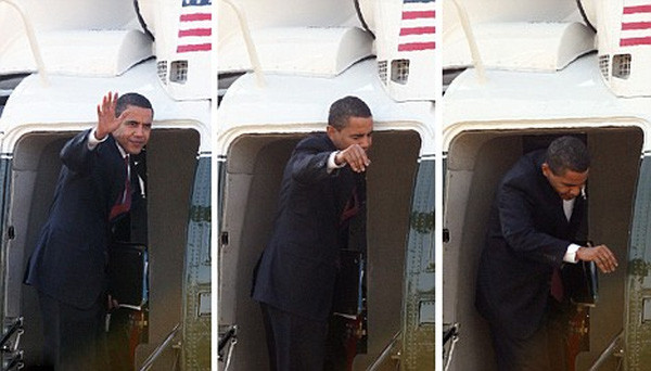 Không nhịn được cười: Cách ông Obama xử lý những tình huống trớ trêu trước đám đông ảnh 3 Không nhịn được cười: Cách ông Obama xử lý những tình huống trớ trêu trước đám đông ảnh 3