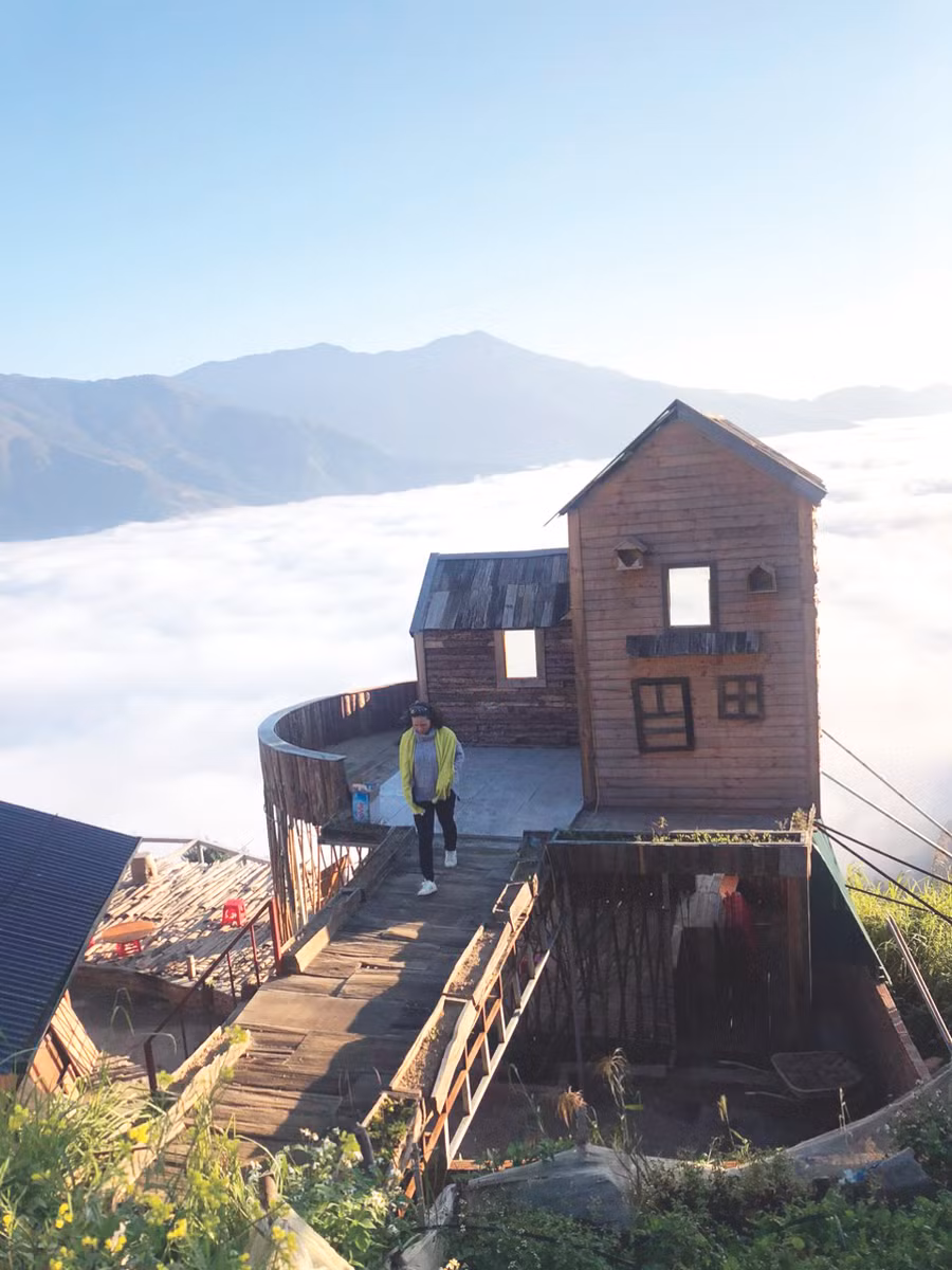 Một góc “Thiên đường mây” Tà Xùa. Ảnh: Thanh Thúy.