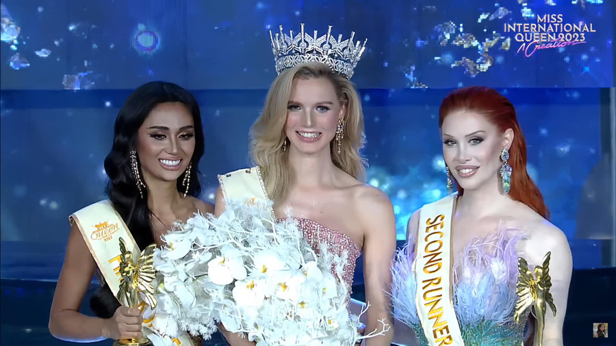 Top 3 Hoa hậu Chuyển giới Quốc tế 2023 (Miss International Queen). Top 3 Hoa hậu Chuyển giới Quốc tế 2023 (Miss International Queen).