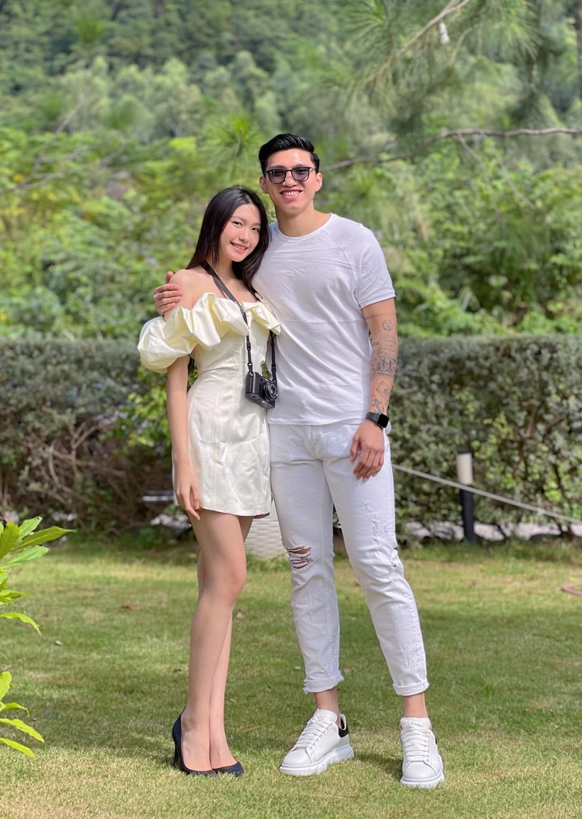 Cặp đôi Doãn Hải My và Đoàn Văn Hậu. Cặp đôi Doãn Hải My và Đoàn Văn Hậu.