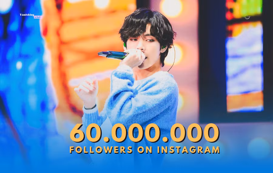 V(BTS) là nam nghệ sĩ được rất đông người hâm mộ yêu mến.