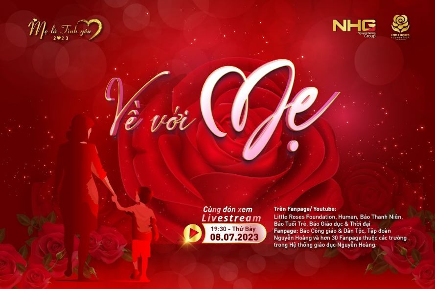 Chương trình nghệ thuật gây quỹ từ thiện “Mẹ là Tình Yêu” mùa 3 với chủ đề “Về với Mẹ” sẽ được sẽ diễn ra tại Nhà hát Hòa Bình (TPHCM) vào 19h30 ngày 8/7. Chương trình nghệ thuật gây quỹ từ thiện “Mẹ là Tình Yêu” mùa 3 với chủ đề “Về với Mẹ” sẽ được sẽ diễn ra tại Nhà hát Hòa Bình (TPHCM) vào 19h30 ngày 8/7.