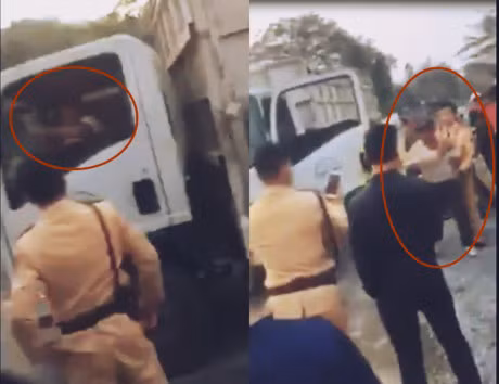 Canh sat truy duoi 80km bat tai xe gay tai nan roi bo chay - Anh 1