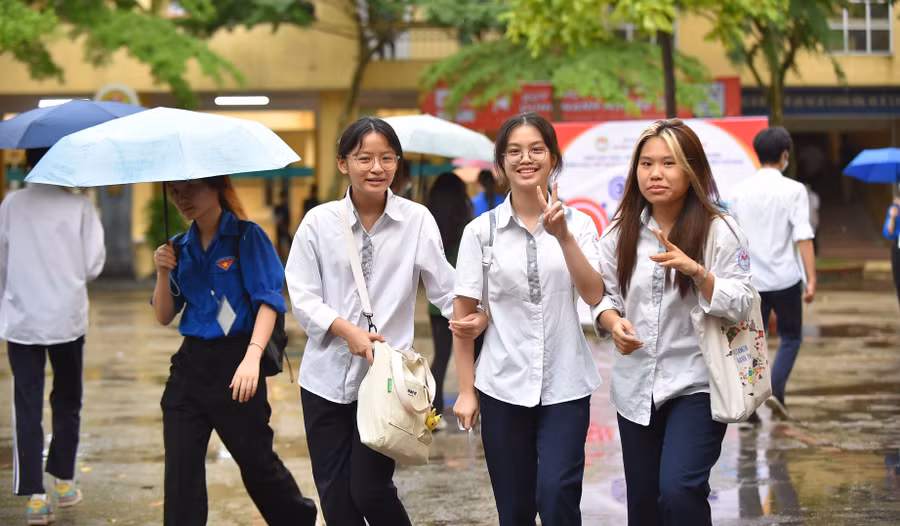 Thí sinh tham dự Kỳ thi tốt nghiệp THPT năm 2023. Ảnh: Thế Đại