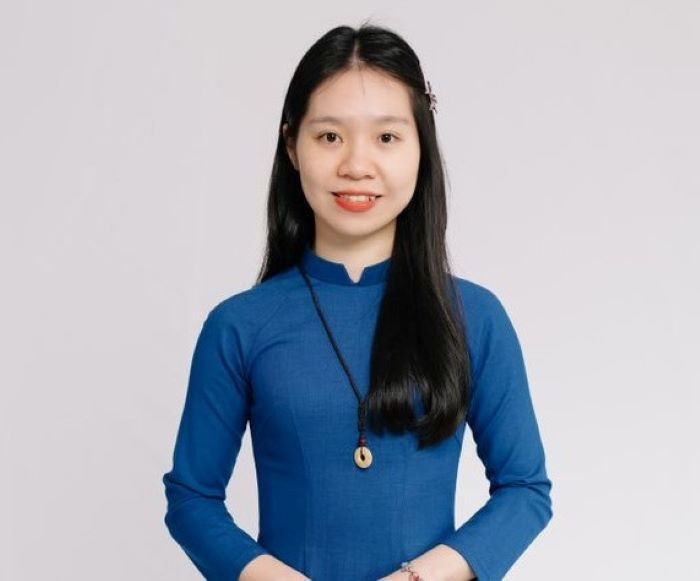 Cô Phan Kim Phượng, giáo viên Trường THPT Ban Mai, Hà Đông, Hà Nội.