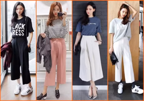 Quan ong suong mac voi ao gi la hop mot nhat? - Anh 6