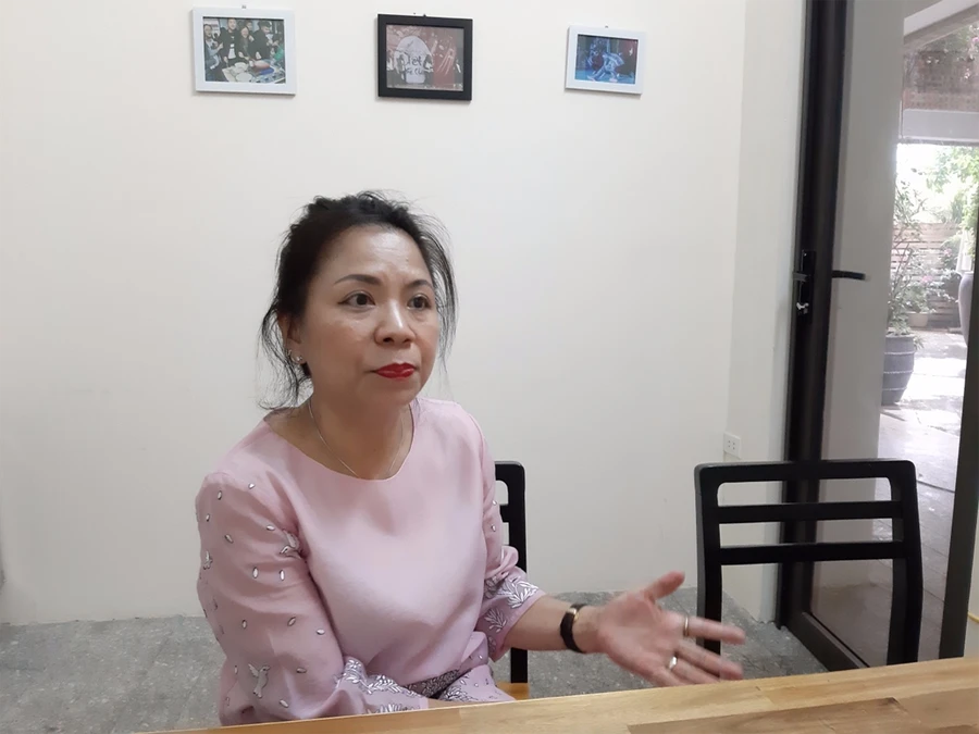 Bà Văn Quỳnh Giao - Hiệu trưởng THCS – THPT Lương Thế Vinh (Hà Nội)