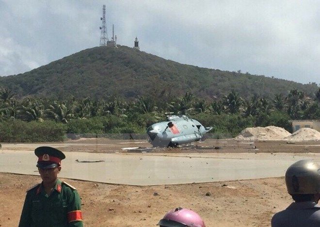 Xác định nguyên nhân máy bay trực thăng rơi ở đảo Phú Quý