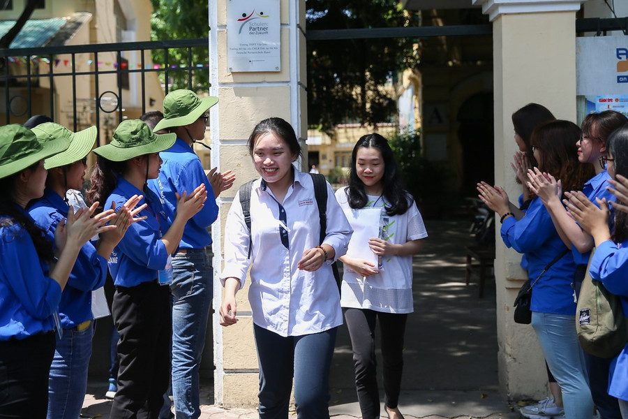 Thí sinh Hà Nội dự thi THPT quốc gia 2019. Ảnh: Thế Đại