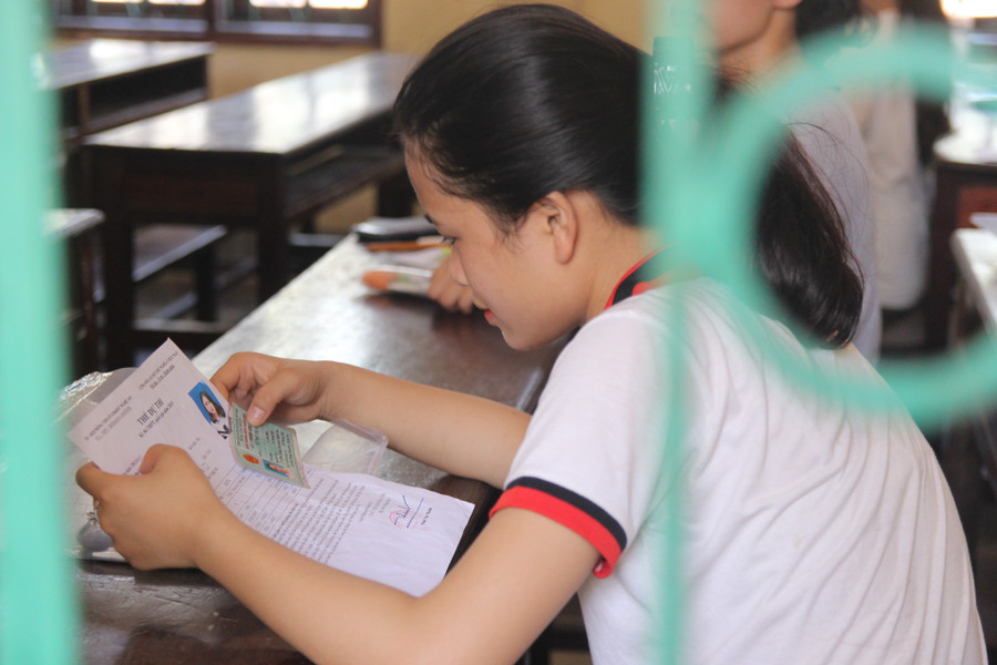 Tâm lý thí sinh trước khi bước vào môn Toán khá bình tĩnh Tâm lý thí sinh trước khi bước vào môn Toán khá bình tĩnh