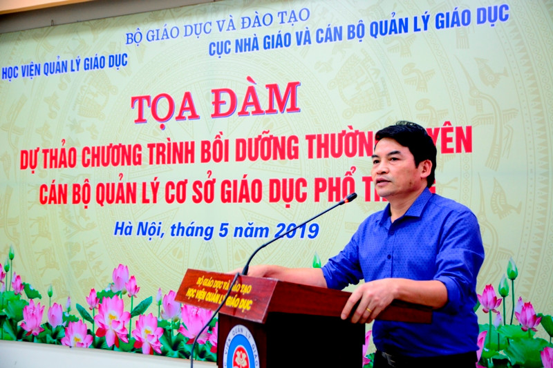 TS. Phạm Tuấn Anh – Phó Cục trưởng Cục Nhà giáo và Cán bộ quản lý giáo dục (Bộ GD&ĐT). TS. Phạm Tuấn Anh – Phó Cục trưởng Cục Nhà giáo và Cán bộ quản lý giáo dục (Bộ GD&ĐT).