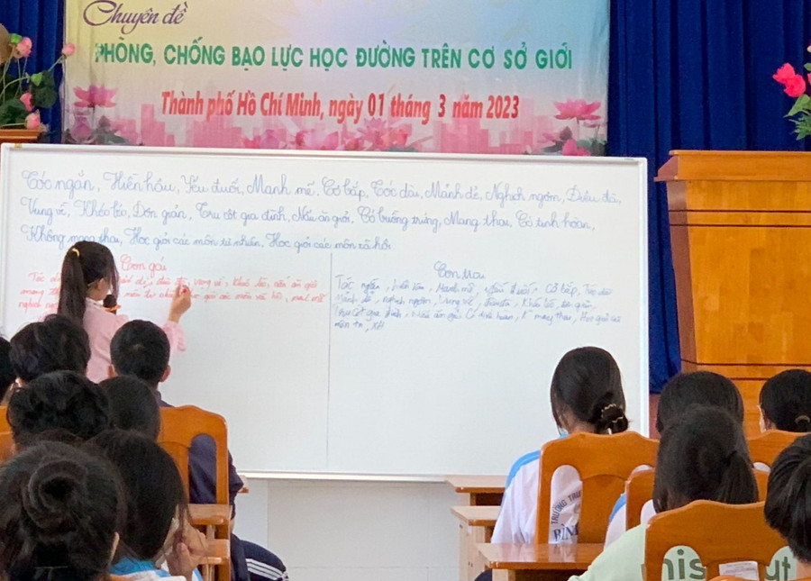 Một chuyên đề về phòng ngừa bắt nạt và bạo lực học đường tại Trường THPT Bình Khánh, TPHCM. Một chuyên đề về phòng ngừa bắt nạt và bạo lực học đường tại Trường THPT Bình Khánh, TPHCM.