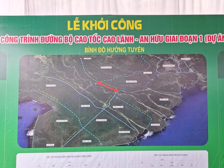 Dự án cao tốc Cao Lãnh - An Hữu.